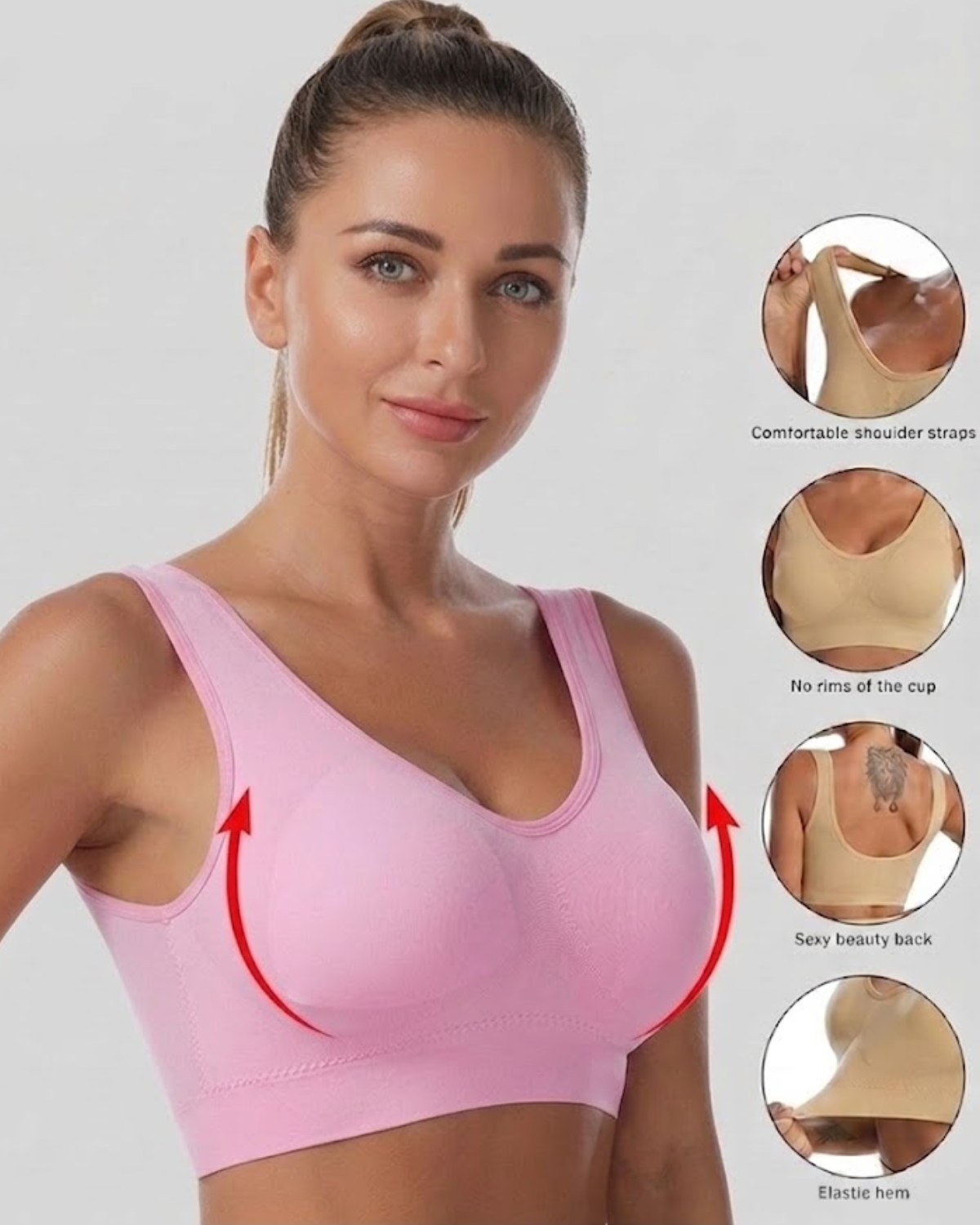 Everyday Seamless Bra – Soft Comfort & Natural Fit