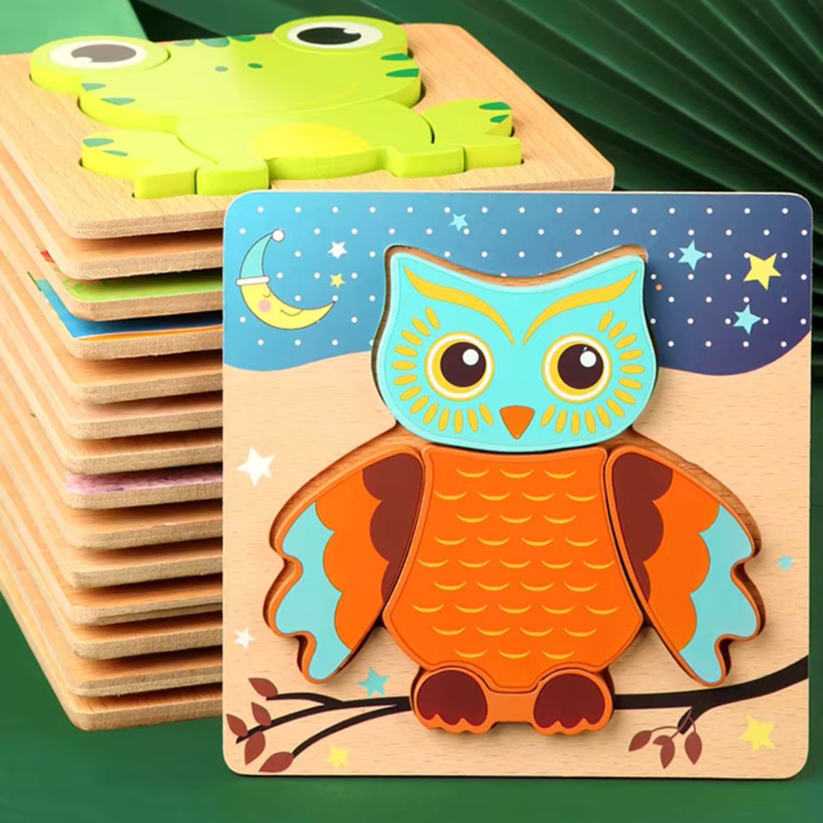 WOODEN SHAPE PUZZLE FOR KIDS