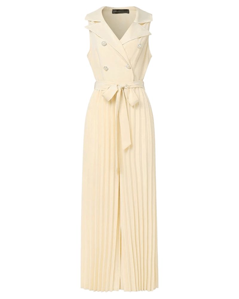 CANNES PLEATED JUMPSUIT