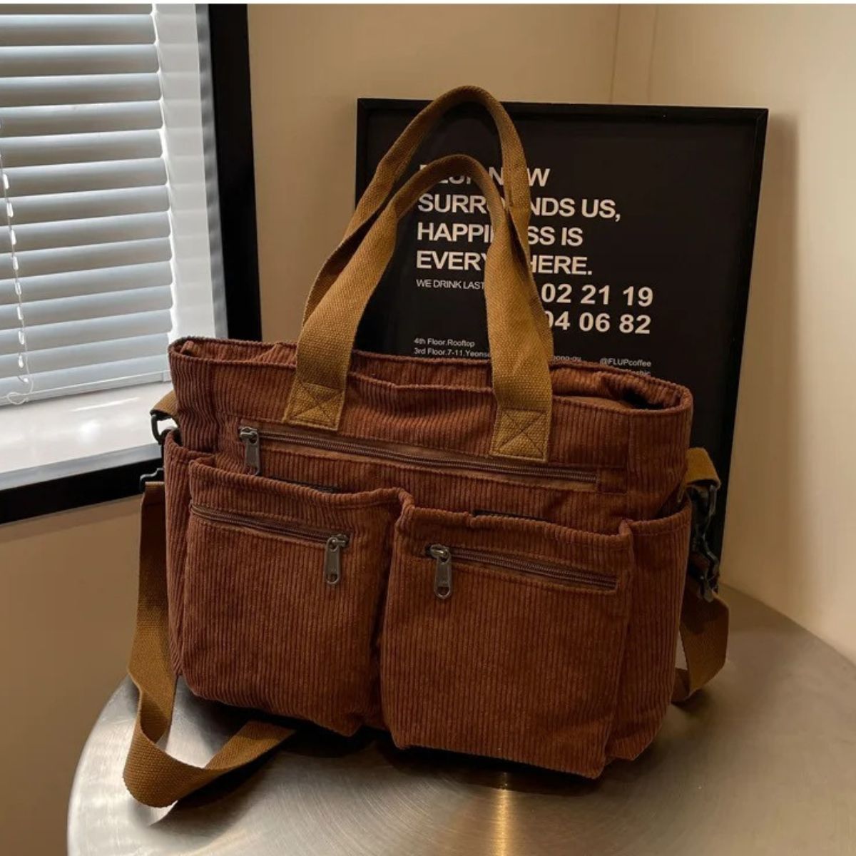 VALÉRIE VELVET TOTE BAG