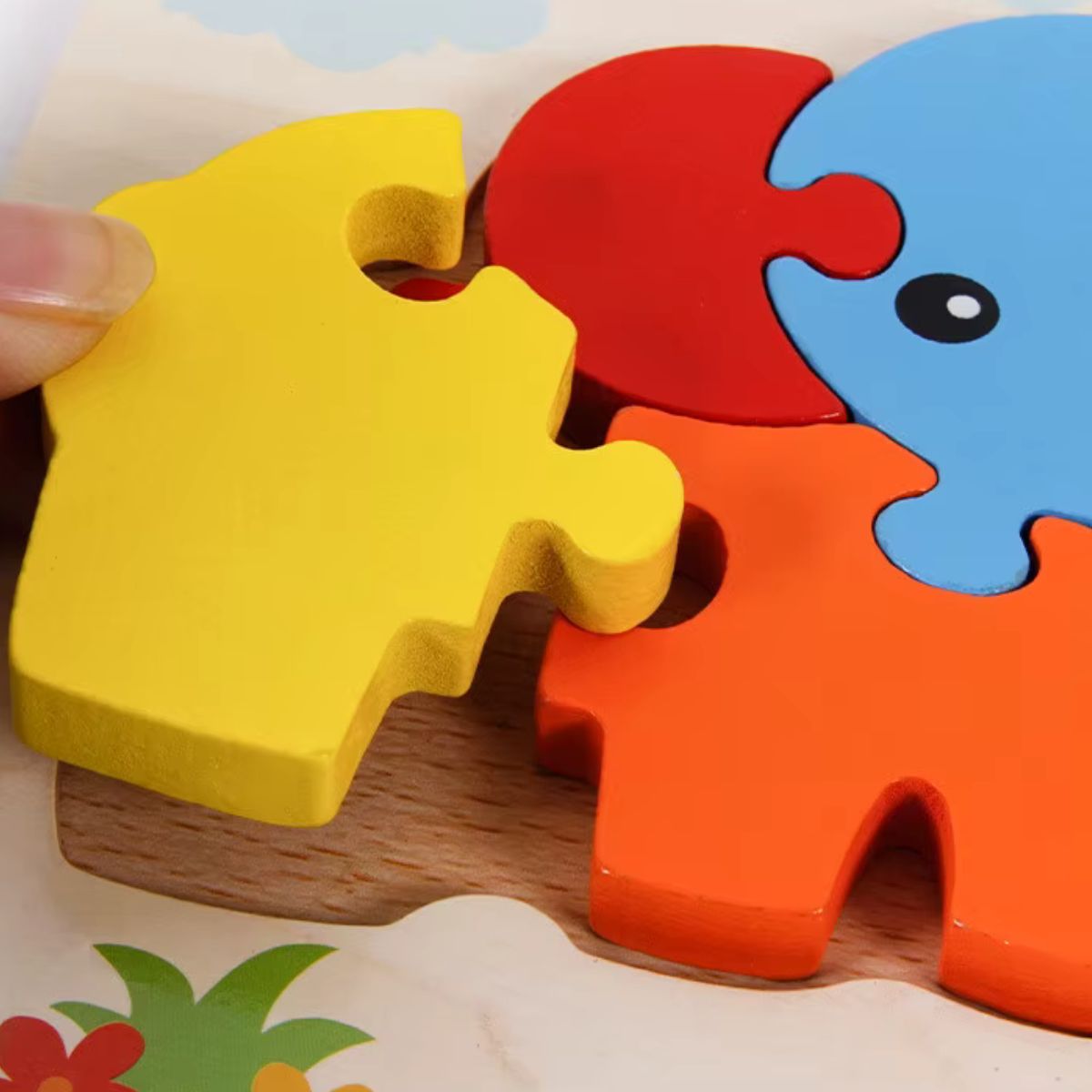 WOODEN SHAPE PUZZLE FOR KIDS