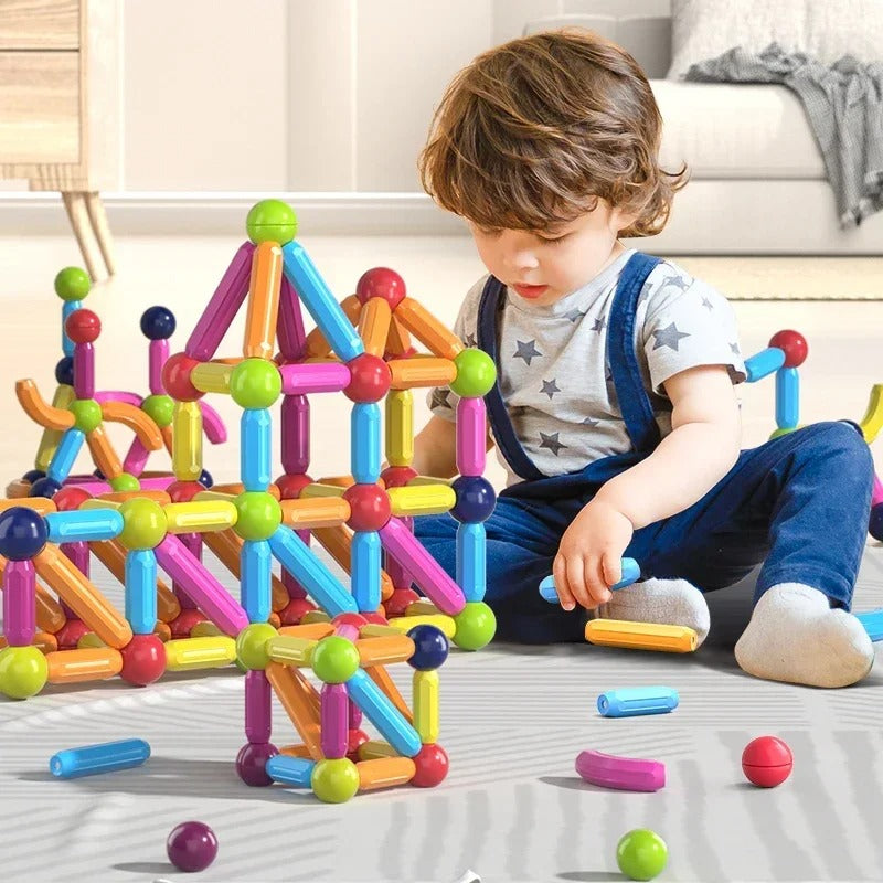 MAGNETIC BUILDING BLOCKS KIT