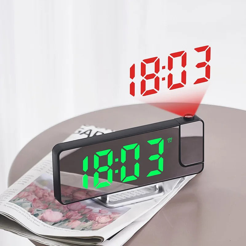 DIGITAL PROJECTION ALARM CLOCK – MULTIFUNCTIONAL & MODERN DESIGN