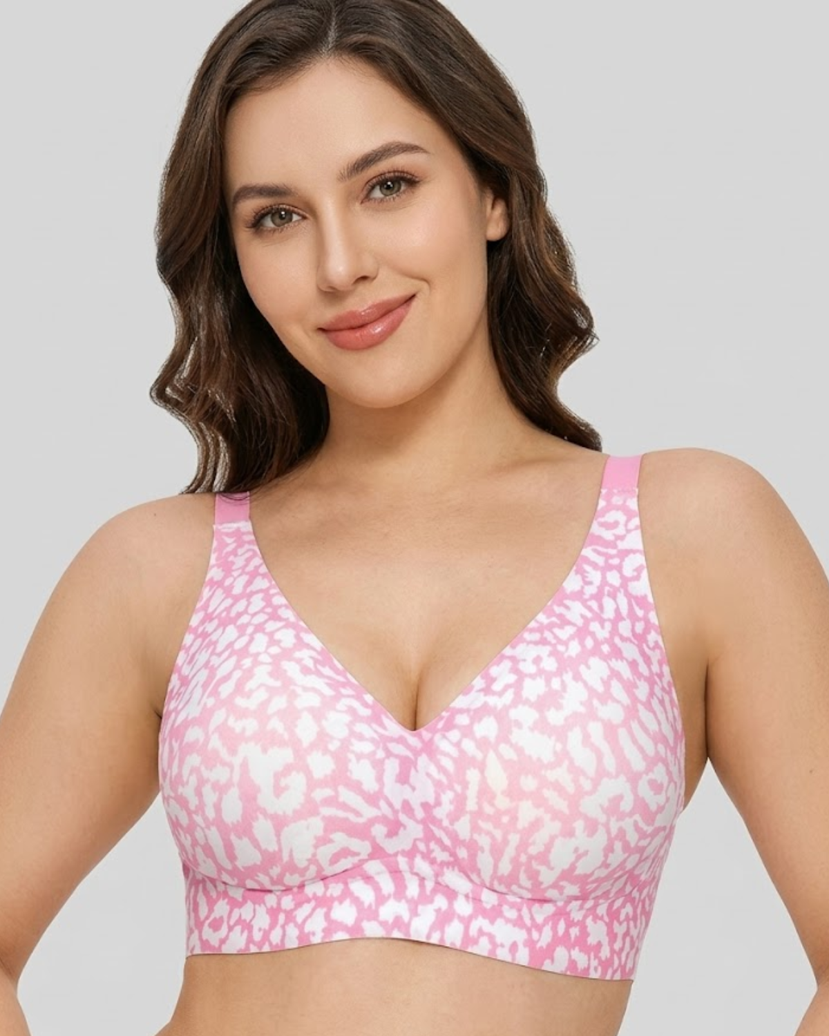 Leopard Sculpt Bra – Seamless & Wireless