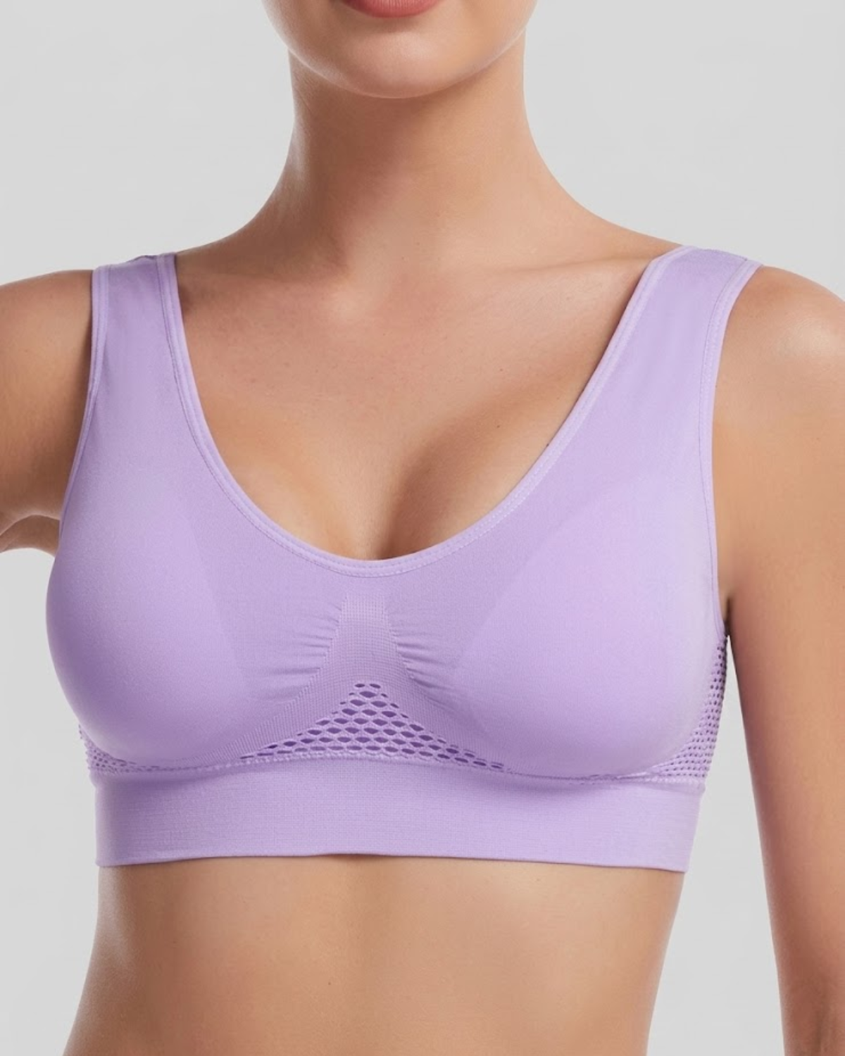 Breathable Active Bra – Light Support & Seamless Fit
