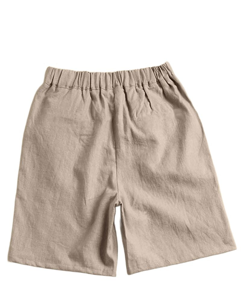WOMEN'S BREATHABLE LINEN SHORTS - FRESH & CHIC FOR SUMMER