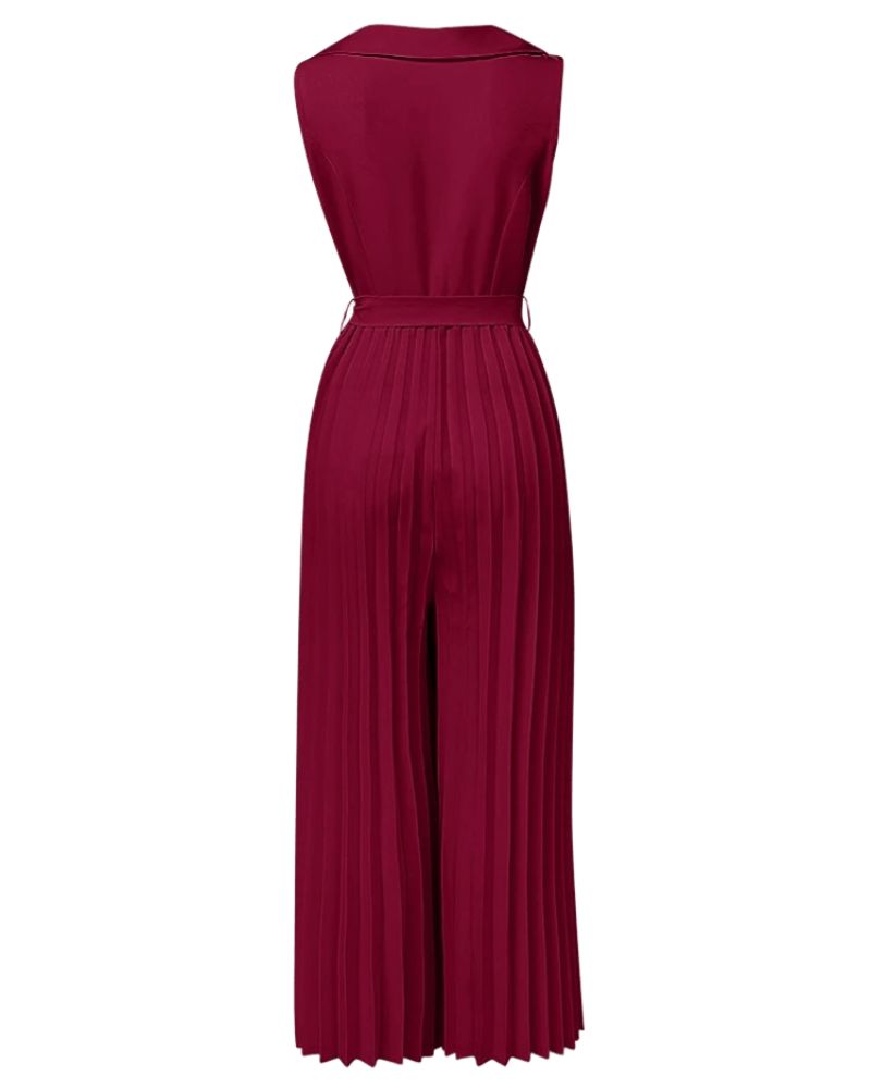 CANNES PLEATED JUMPSUIT