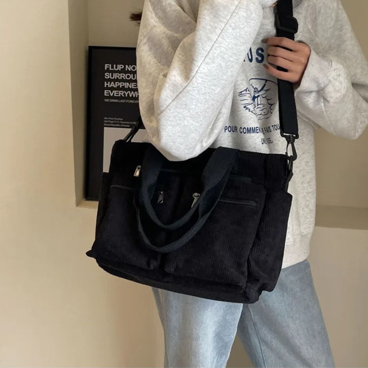 VALÉRIE VELVET TOTE BAG