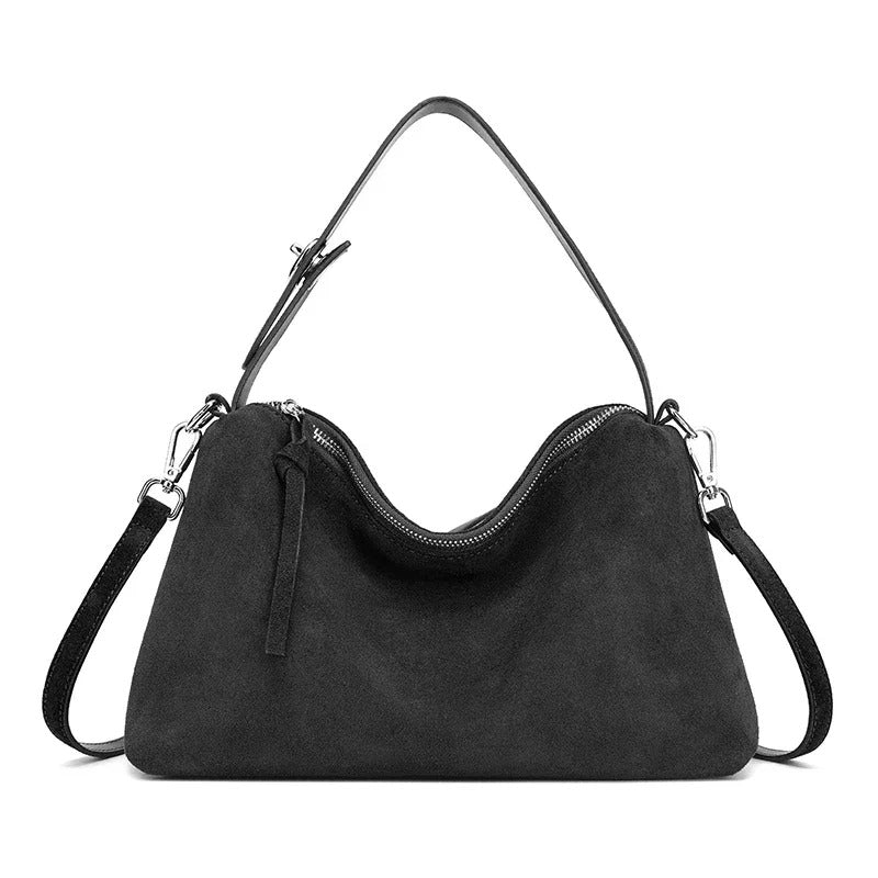 LUMIÈRE SUEDE SHOULDER BAG
