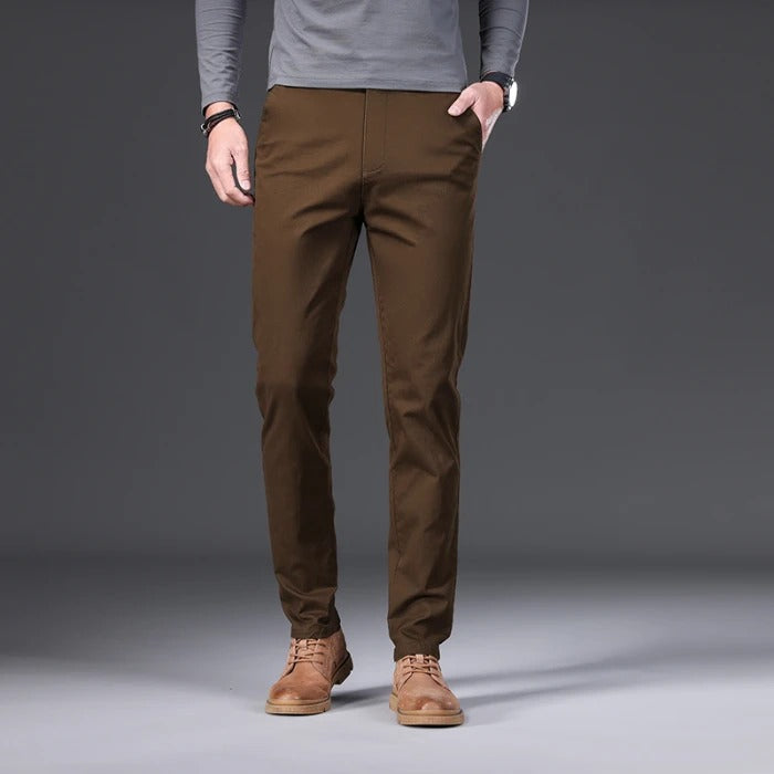 OXFORD COTTON PANTS