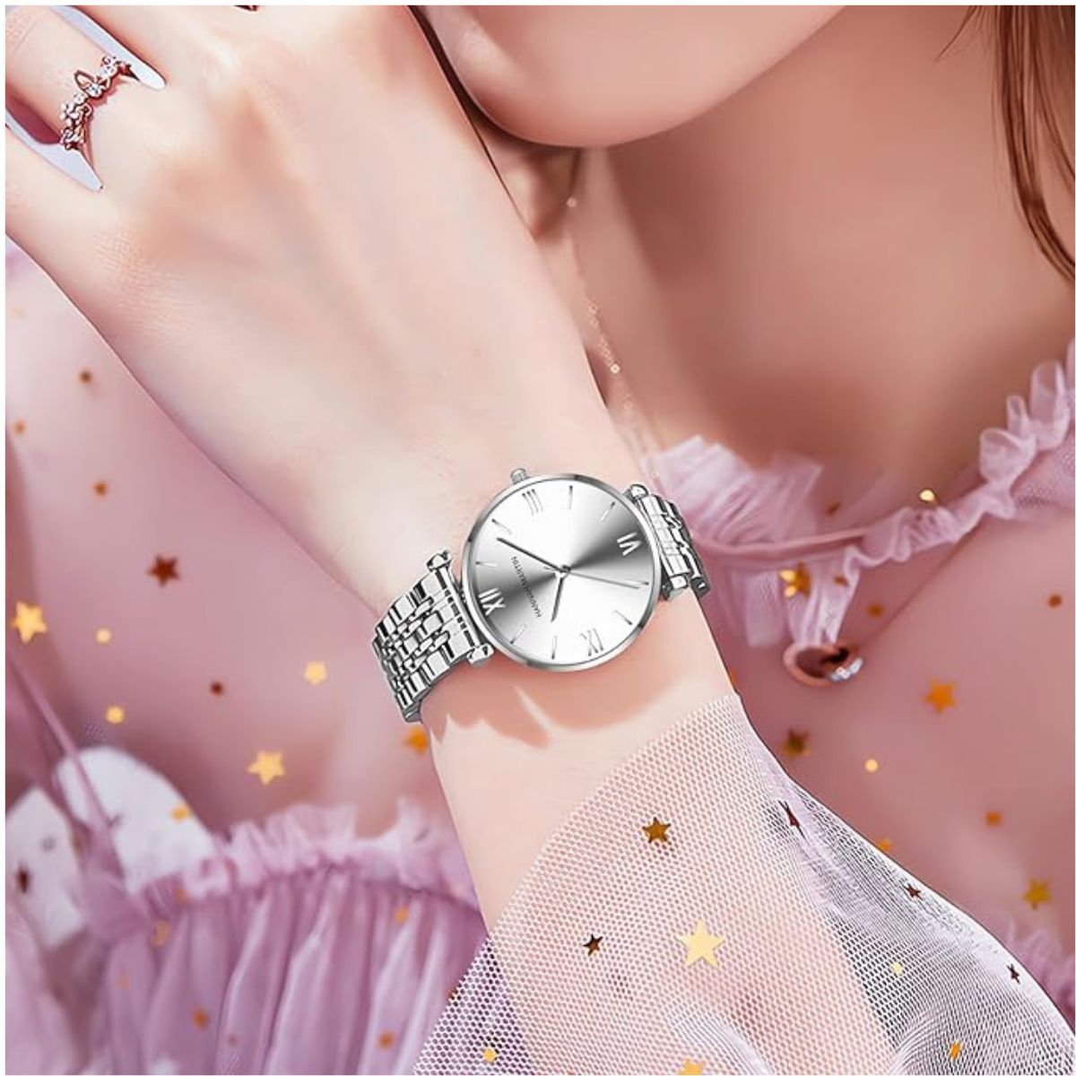 CELESTE SILVER WOMEN'S SILVER - GET A FREE BRACELET GIFT