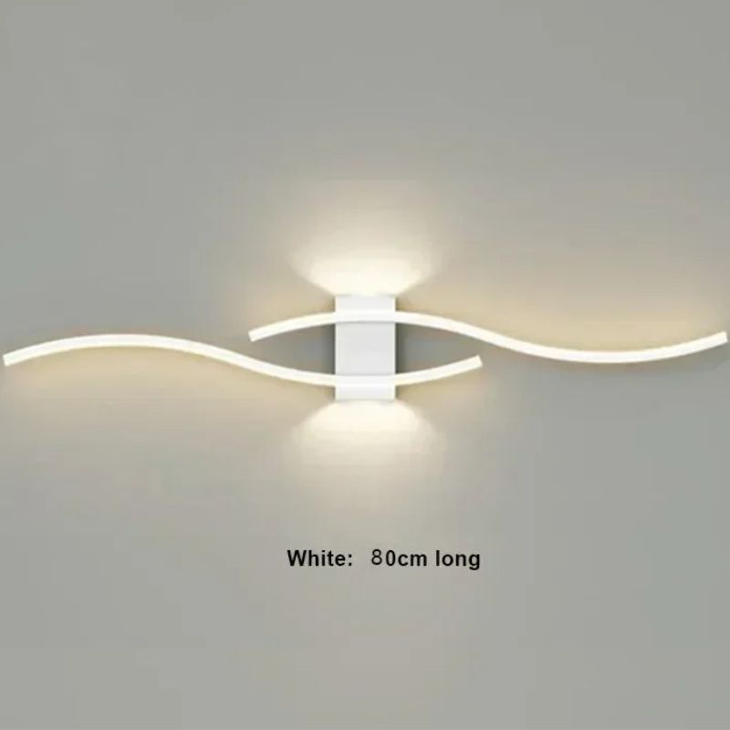 WALL LED LAMP – MODERN CURVED DESIGN