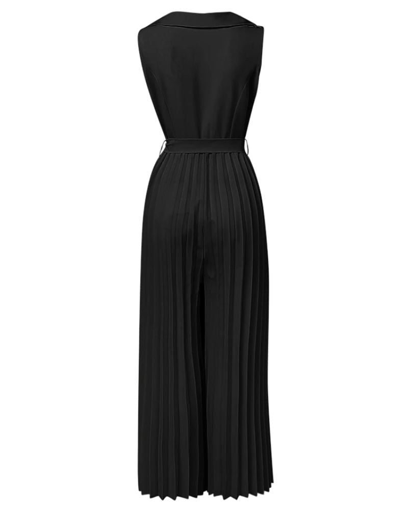 CANNES PLEATED JUMPSUIT